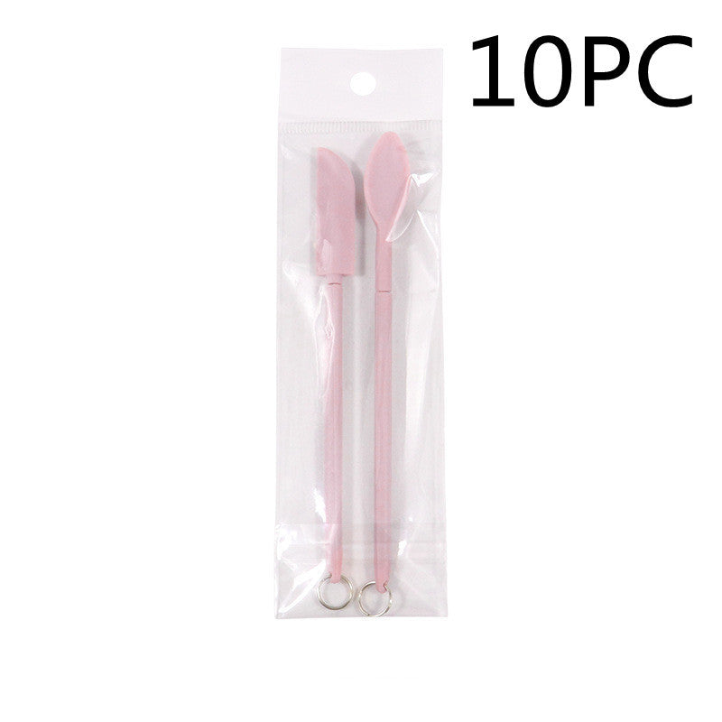 Spatule cosmétique en silicone Mini rétractable étendue