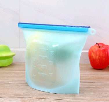 Sac de conservation en Silicone, sac scellé sous vide, sac de conservation des aliments, sac de conservation des aliments et des fruits au réfrigérateur