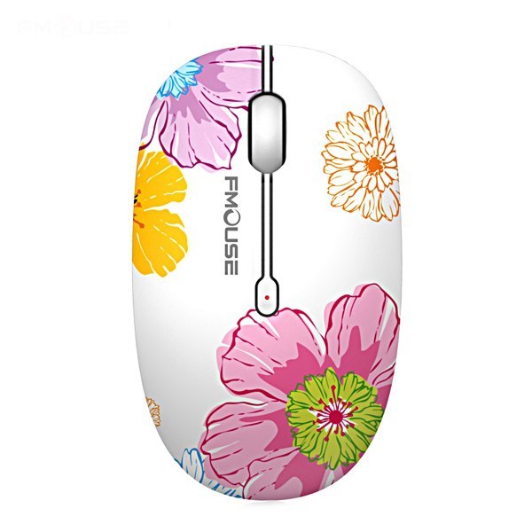 FMOUSE souris Mini souris sans fil 1600DPI ordinateur portable souris sans fil ergonomique souris sans fil silencieuse pour un usage domestique