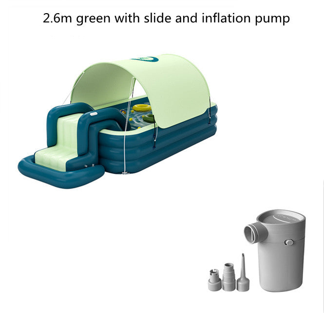 Piscine gonflable automatique pour enfants ombre piscine pour bébé seau de natation piscine pliante pataugeoire piscine à balles gonflable