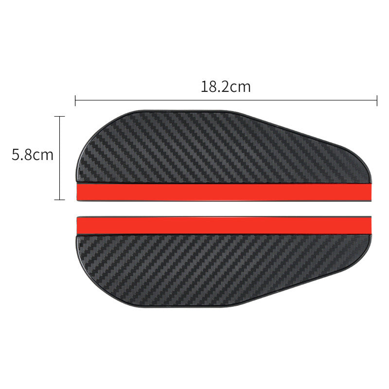 Car Rearview Mirror Rain Eyebrow With Rain And Sun Visor Universal