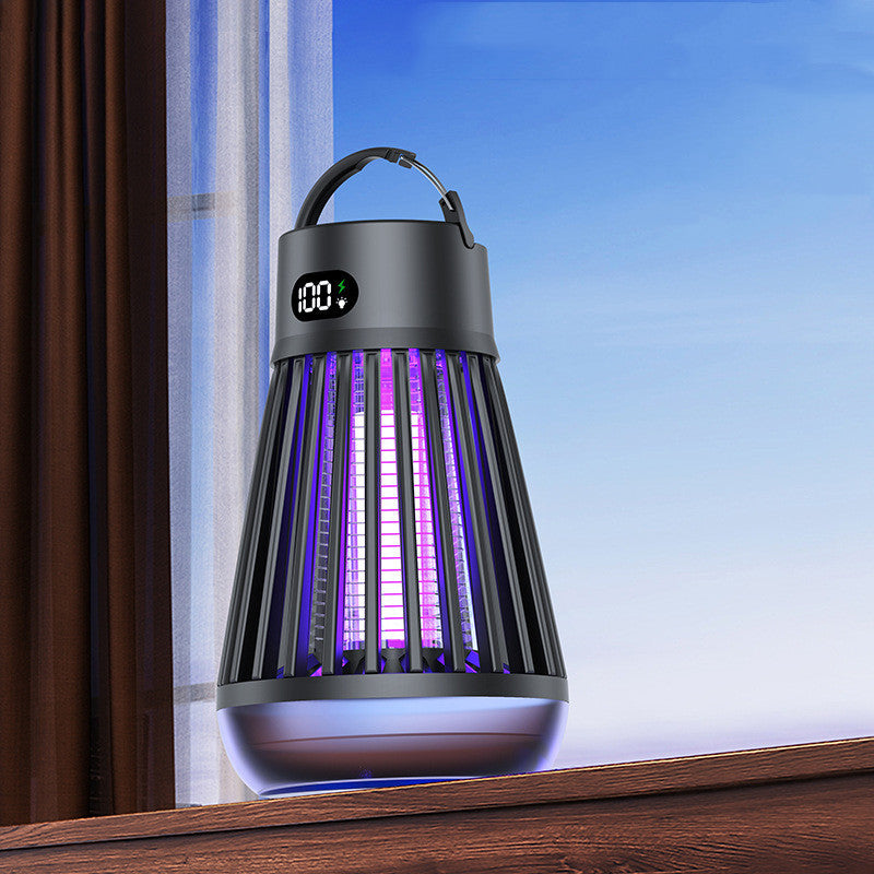 Lampe anti-moustique à affichage numérique, piège à moustiques à choc électrique, piège répulsif à insectes sans rayonnement pour chambre à coucher, Gadgets d'été en plein air