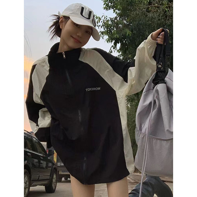 Vêtements de protection solaire pour femmes, vêtements de travail rétro, veste d'extérieur, manteau