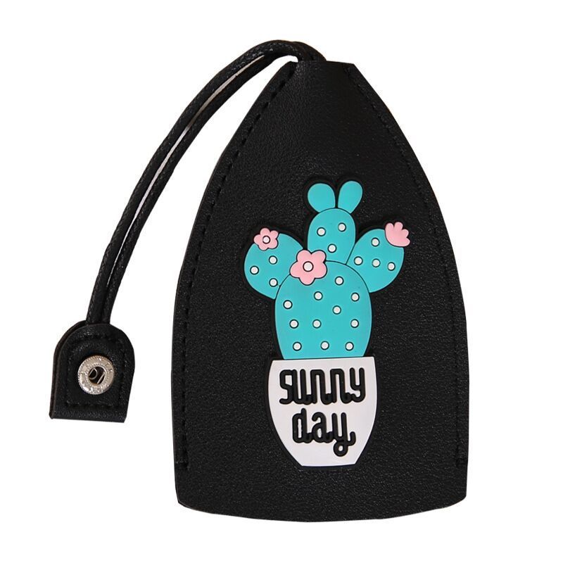 Cartoon Pull-out Key Case Creative PU Leather Car Key Protector Universal