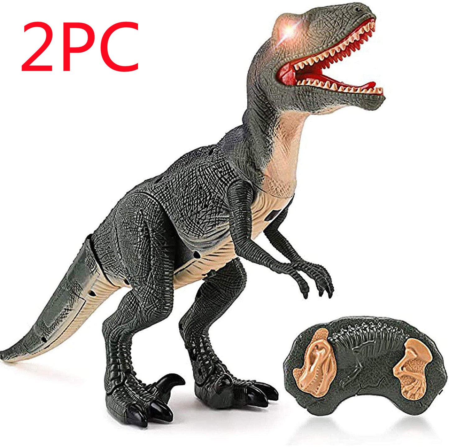 Jouet télécommandé de simulation de dinosaure électrique, animal marchant