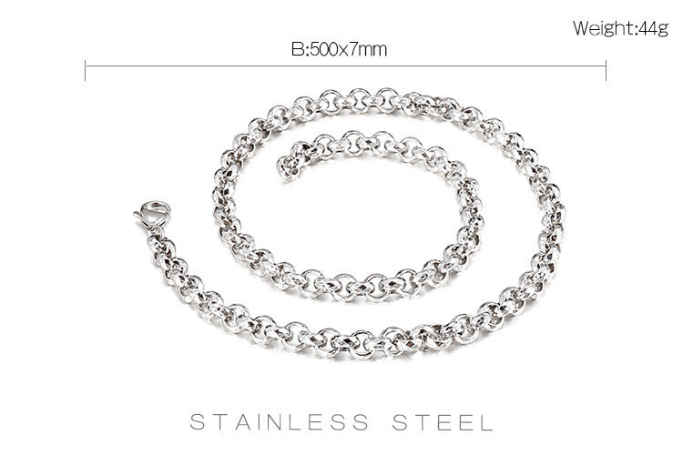 Bracelet pour homme en acier titane avec chaîne à surface multi-coupe