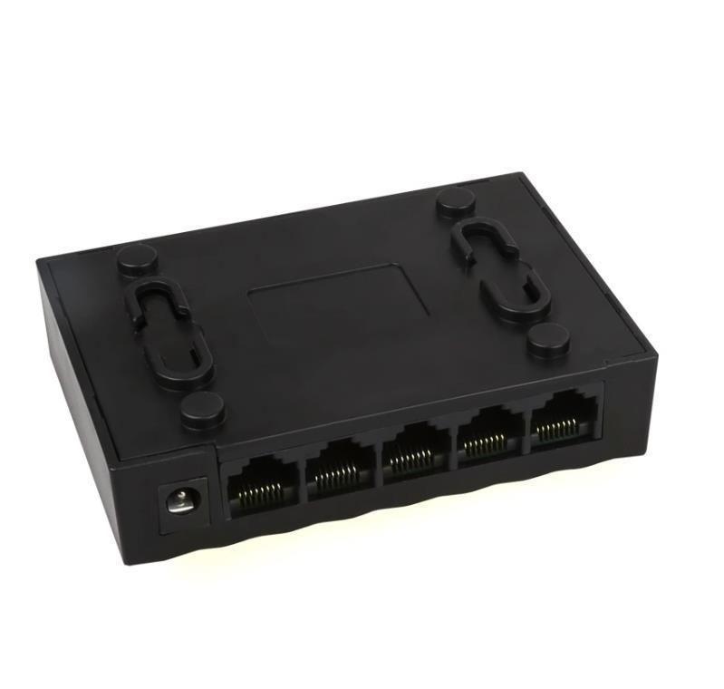 Concentrador de red Ethernet de conmutación doméstica Gigabit de 5 puertos