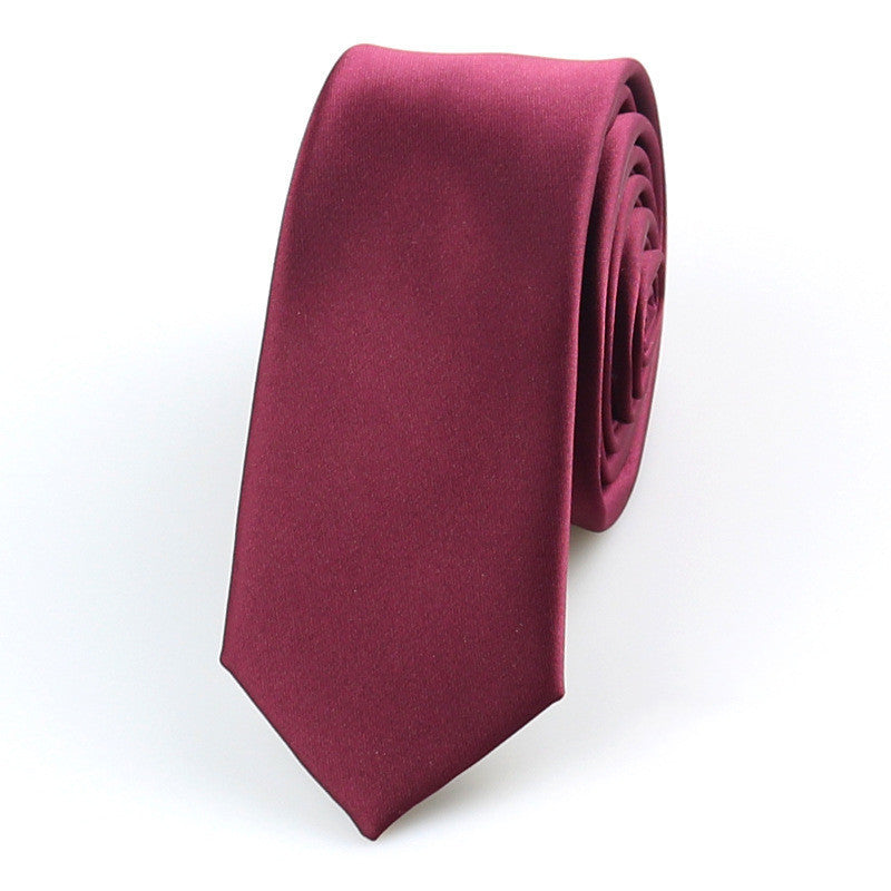Ropa formal Estilo coreano Boda Novio Padrino Accesorios casuales Punto a rayas Retro 5 cm Corbata de mano brillante para hombres