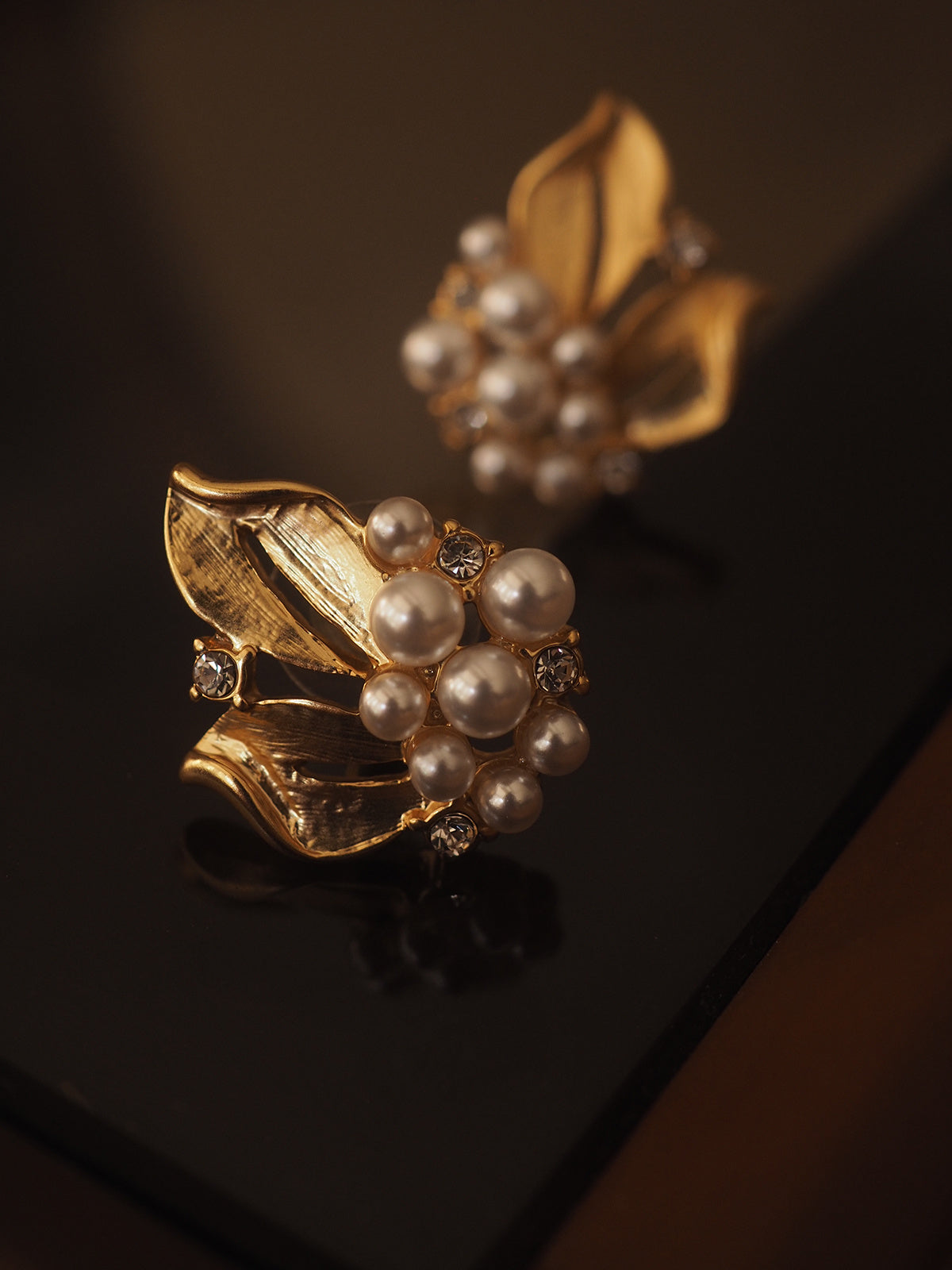 Non-pierced Retro Osmanthus Fragrans Middle-ancient Ear Studs