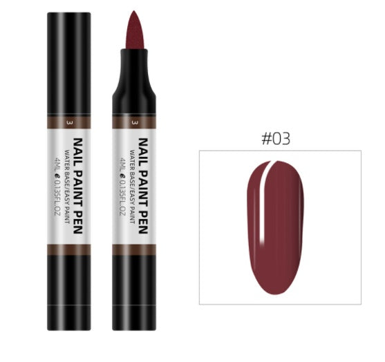 Pluma de pintura de esmalte de uñas de 24 colores, pluma de pintura 3D de flores, pluma de dibujo de punta de flor, pluma de esmalte de uñas insípida a base de agua