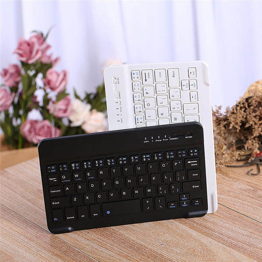 Clavier Bluetooth sans fil, souris portable ultra-mince