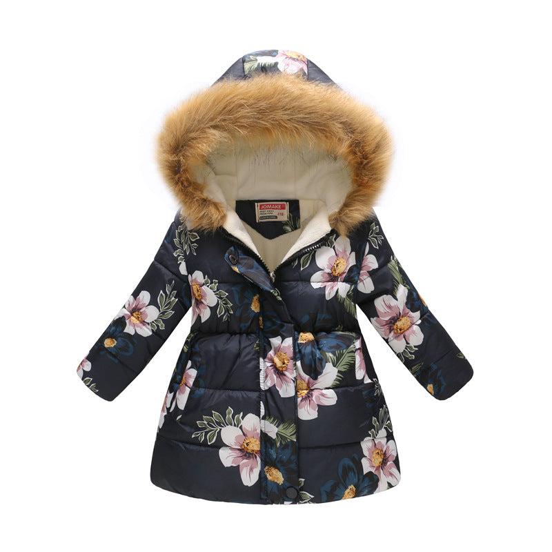 Vestes d'hiver pour enfants, manteau rembourré en coton