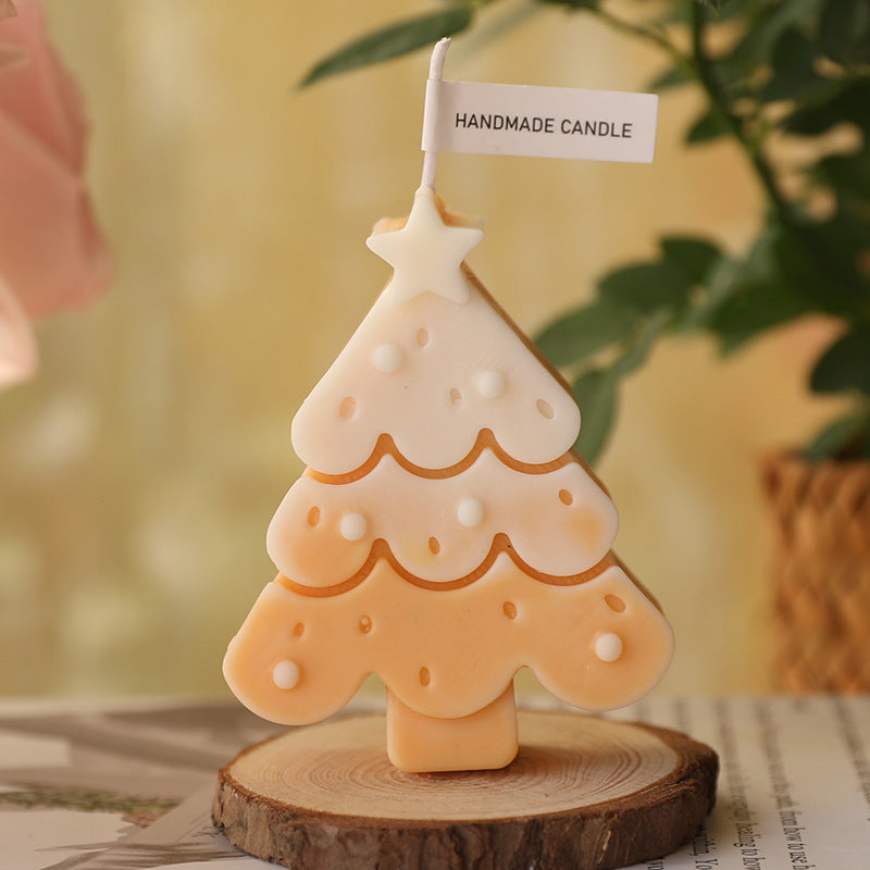Moules en Silicone pour arbre de noël, pour bricolage, décoration d'ambiance créative, bougies parfumées faites à la main