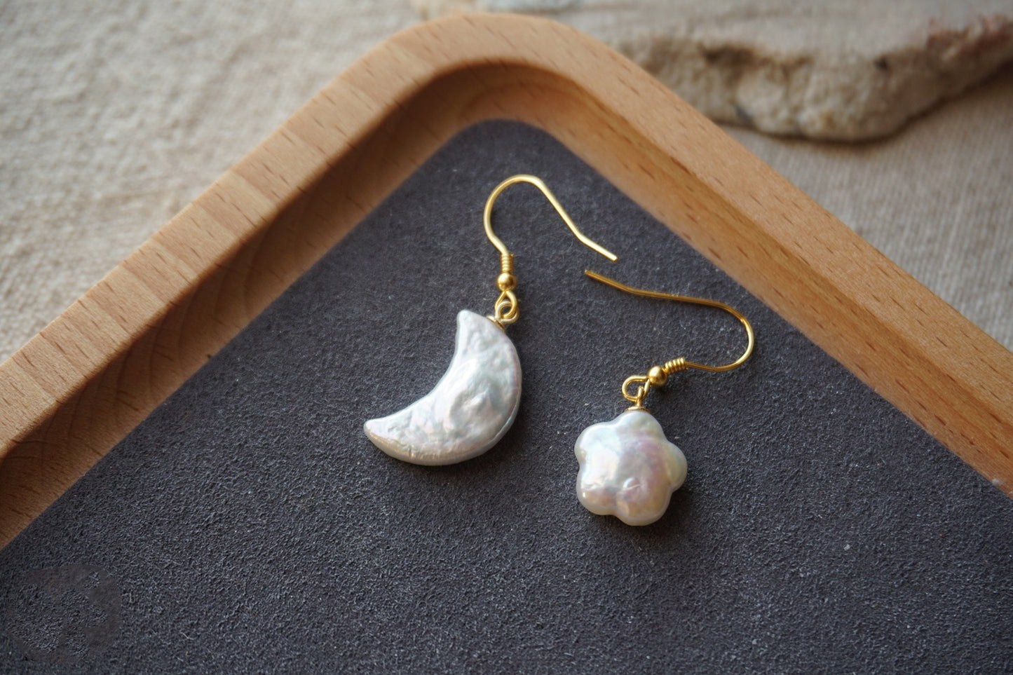 Xingyue Aurora Powder Earring Bracelet Accessories Natural Freshwater Pearl Pendant Silver Plated