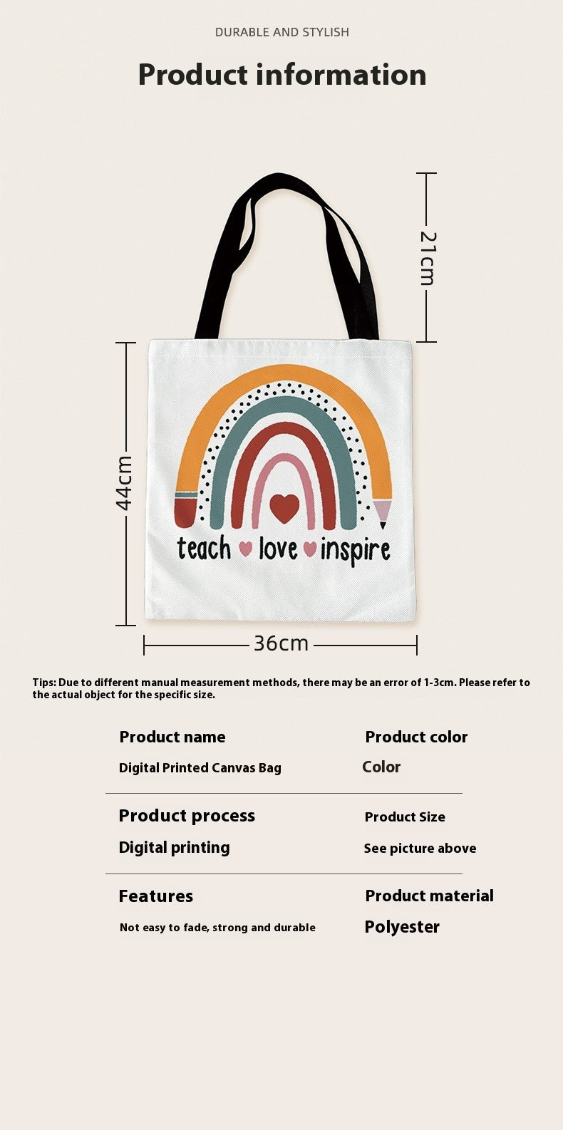 Female Printed Canvas Handbag