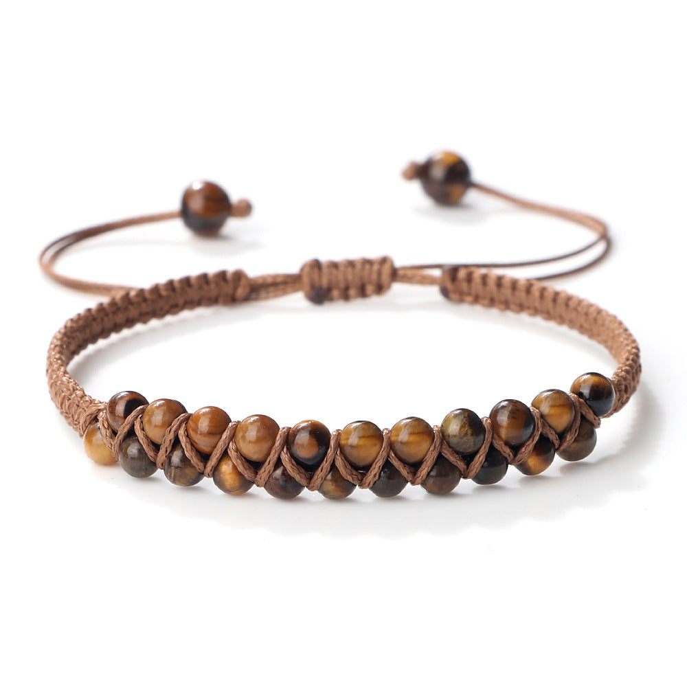 Bohemian Style Fashion Accessories Friendship Rope Bracelet Double Row Beads