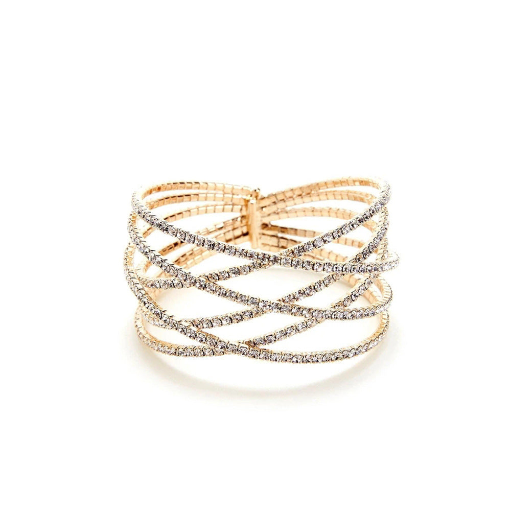 Bracelet rétro avec croix