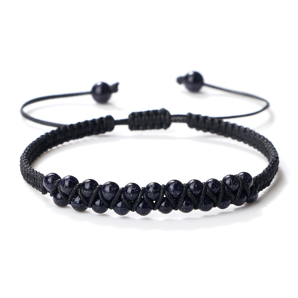 Bohemian Style Fashion Accessories Friendship Rope Bracelet Double Row Beads