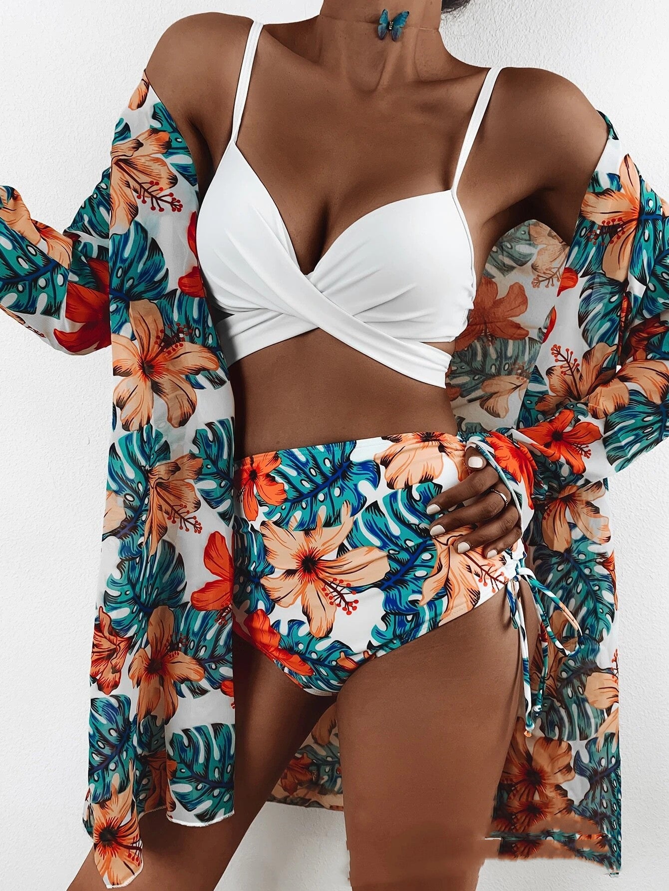 Bañador De Tres Piezas Bikini Con Aros Outlet