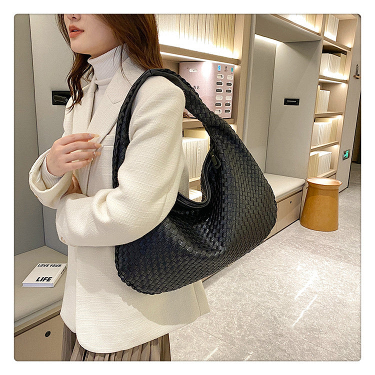 Hand-woven One Shoulder Bag Women's High-grade Women's Handbag