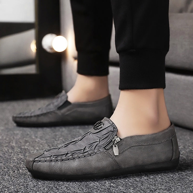 Chaussures paresseuses à enfiler quatre saisons à fond souple rétro