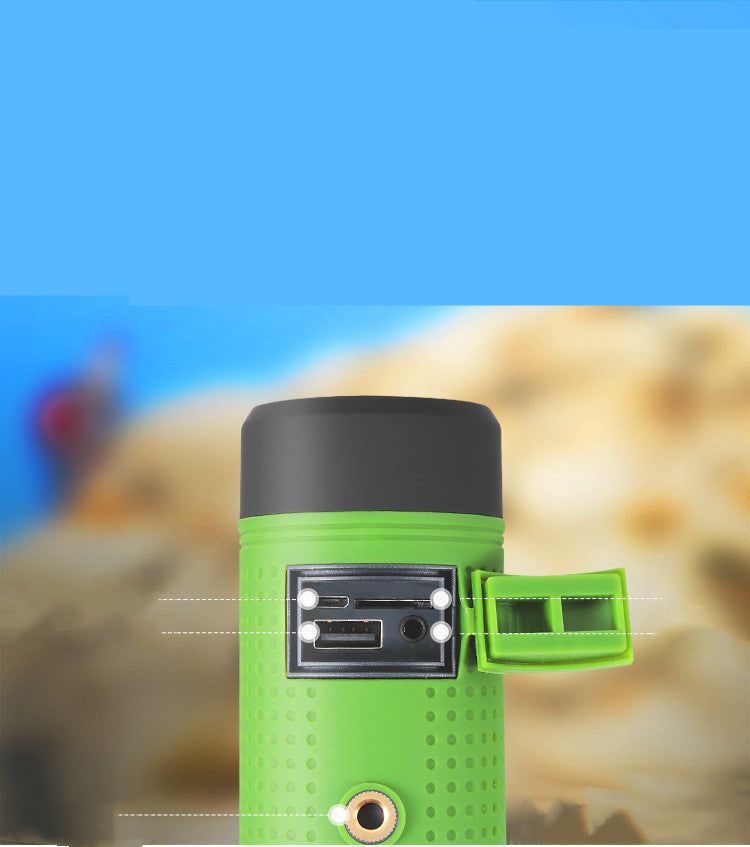 Mini bicicleta al aire libre Bluetooth altavoz tarjeta Radio linterna estéreo llamada con manos libres altavoz