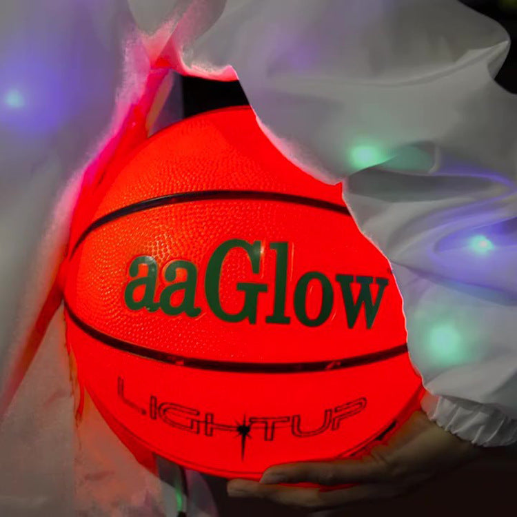 LED basket-ball éclairer lumineux Streetball classique taille 7 lumineux basket-ball brillant pour cadeau d'anniversaire