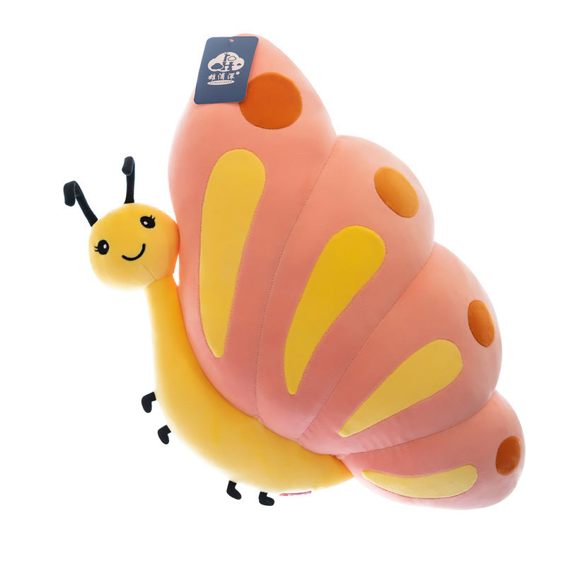 Nouveau jouet créatif en peluche d'insecte d'oreiller de papillon