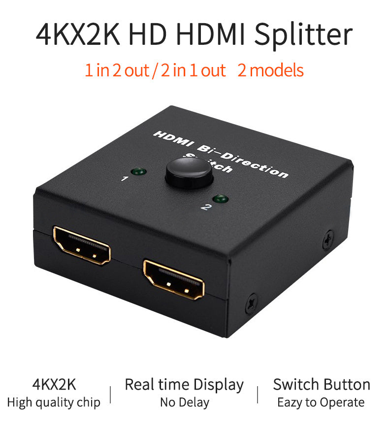 Commutateur HDMI bidirectionnel deux en un