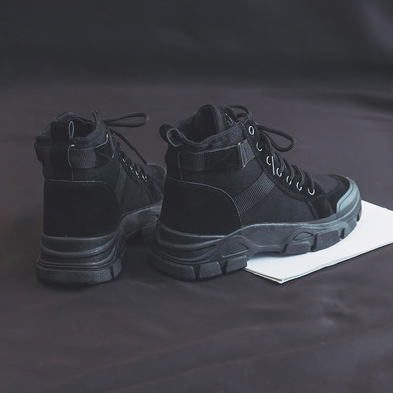 Botines con plataforma para ropa de trabajo retro populares