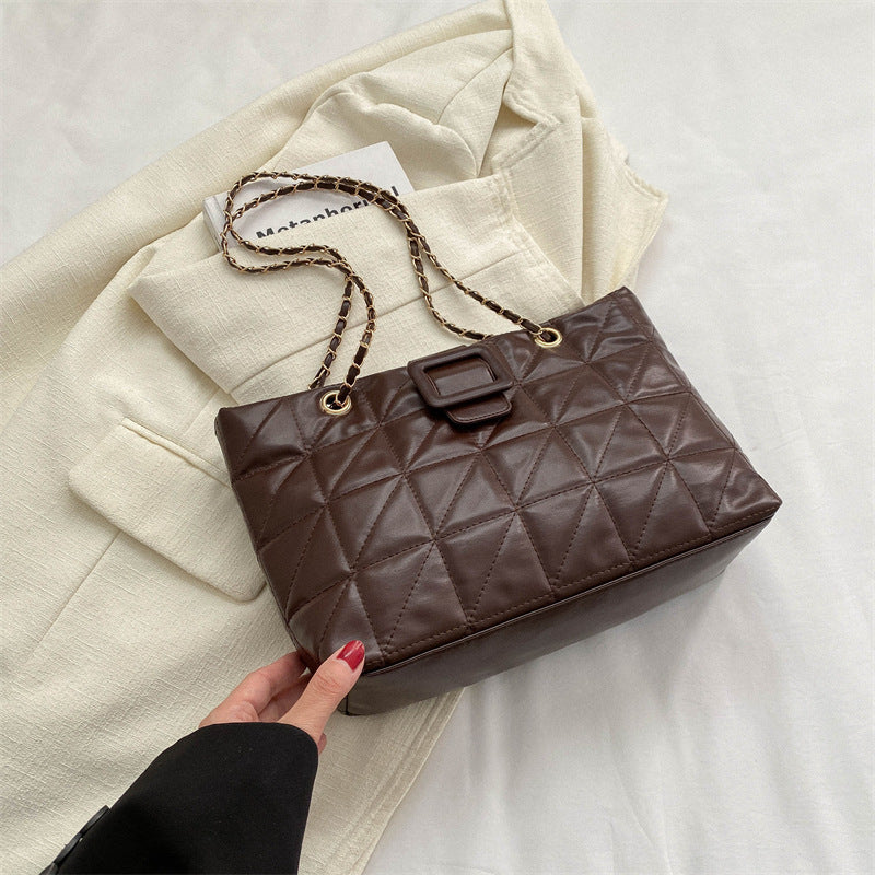 Sacs à bandoulière femme nouveau sac à chaîne en losange de style Chanel Chic et tendance