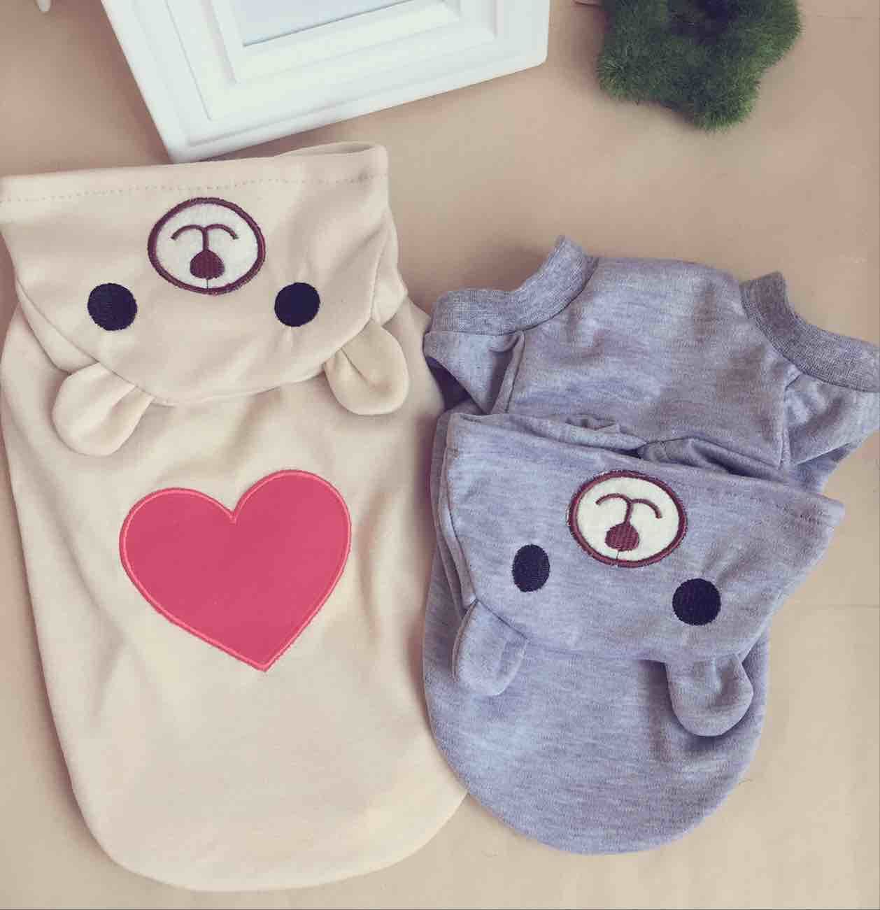 Vêtements d'été pour animaux de compagnie, ours d'amour, vêtements de transformation, vêtements pour animaux de compagnie