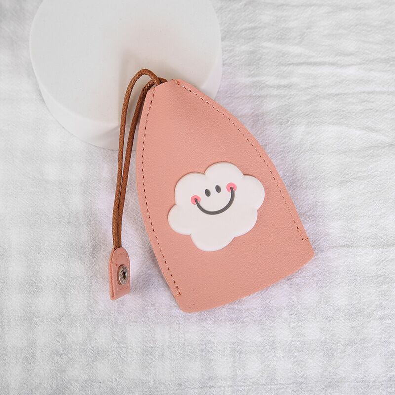 Cartoon Pull-out Key Case Creative PU Leather Car Key Protector Universal