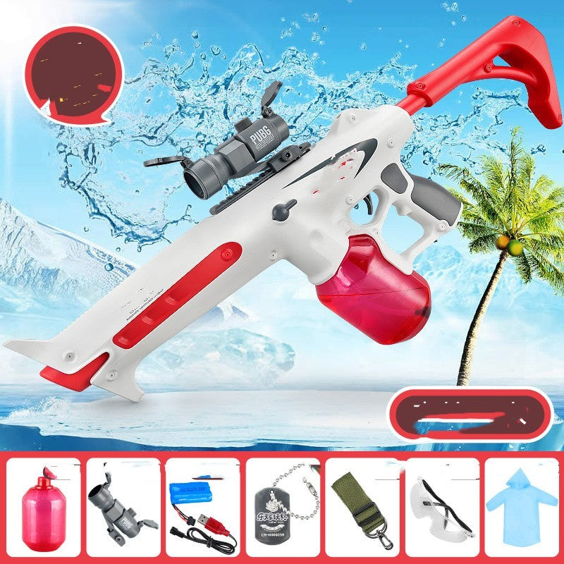 Pistolet à eau électrique continu pour pulvérisation d'eau pour enfants