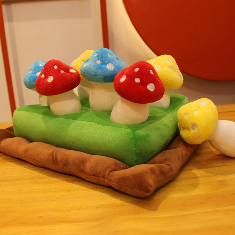 Pelouse pour enfants cueillant des radis éducation précoce bébé en peluche jouets Parent-enfant jouets pour animaux de compagnie parcelle de légumes