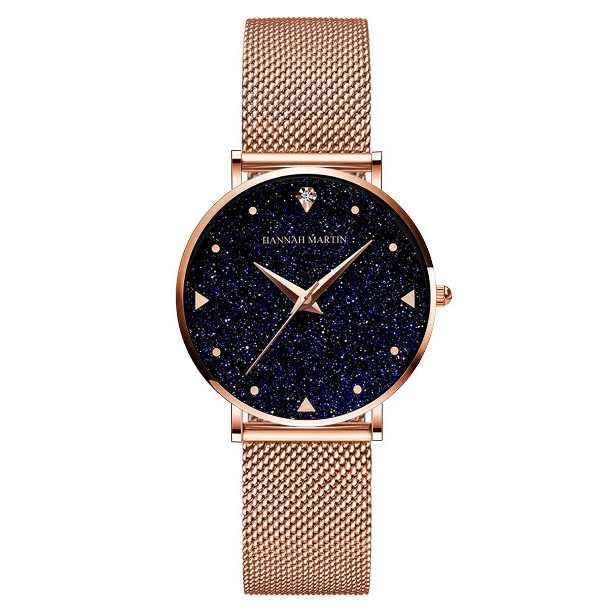 Montre à quartz simple étoilée étanche pour femme