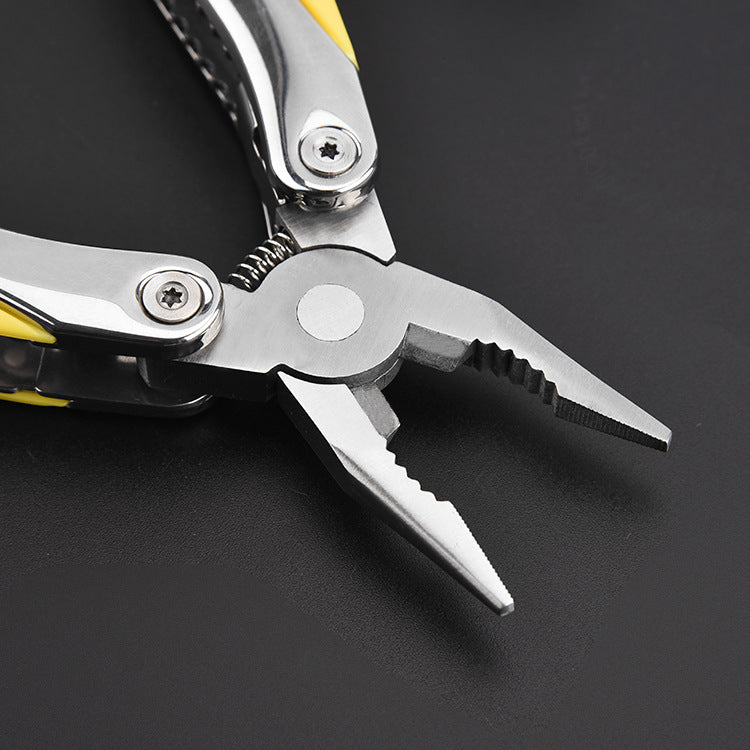 Pince à couteau multifonction pliable pour l'extérieur, pince portable en acier inoxydable, pince à outils portable polyvalente pour l'extérieur