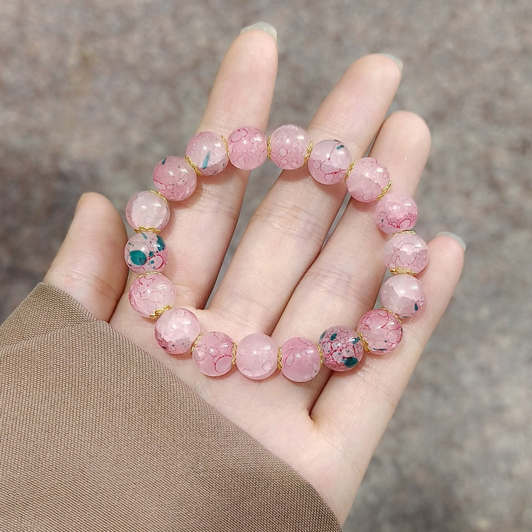 Spring Limit Colored Glazing Bead Bracelet
