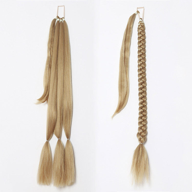 Perruque d'extension de cheveux enroulés, queue de cheval pour femme