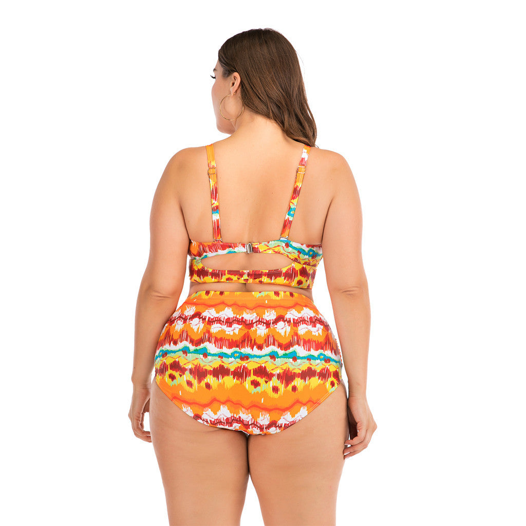 Maillot de bain fendu grande taille