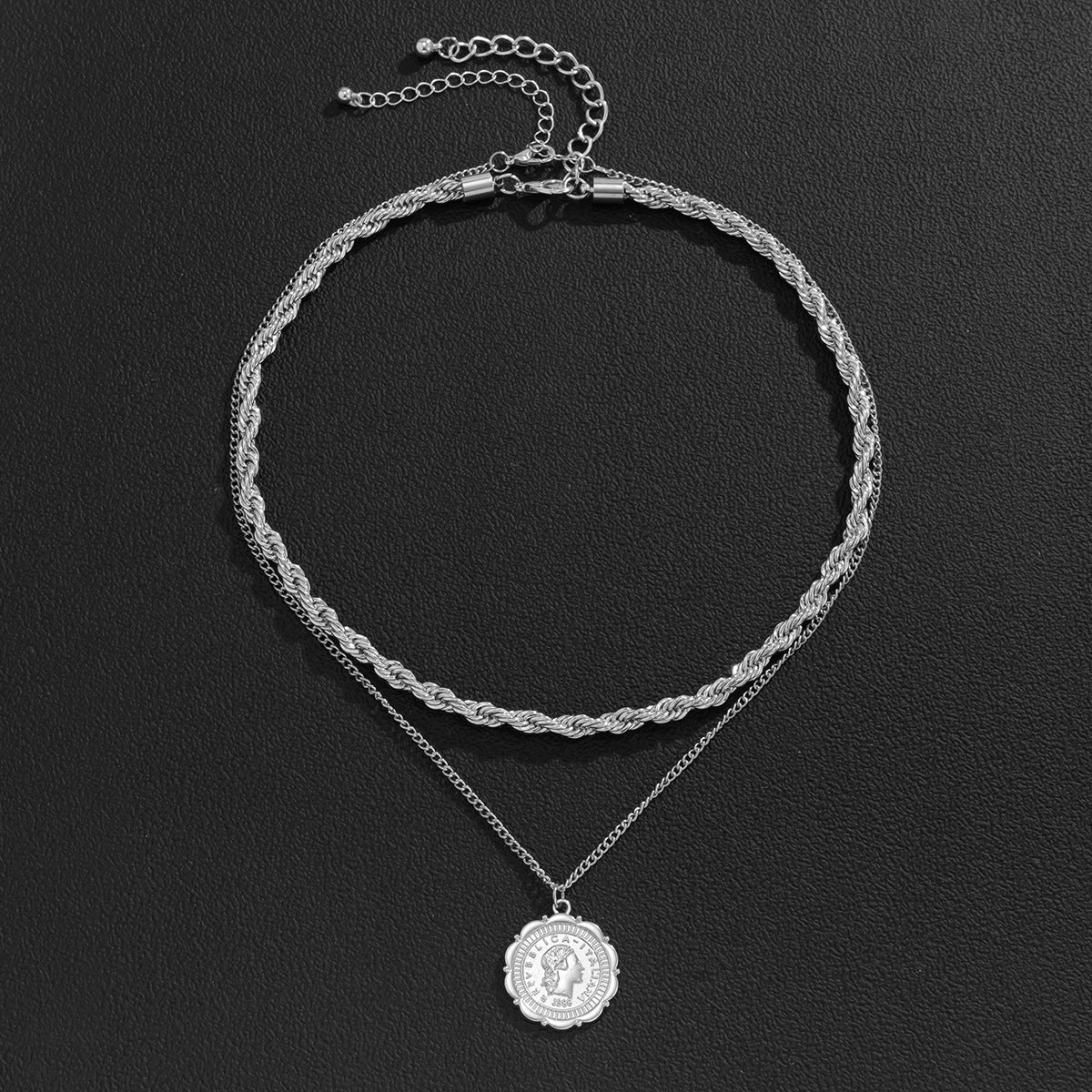 Personality Hemp Flowers Chain Men