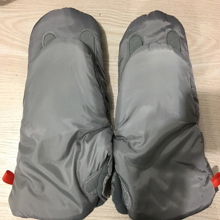 Gants chauds d'hiver pour poussette de bébé
