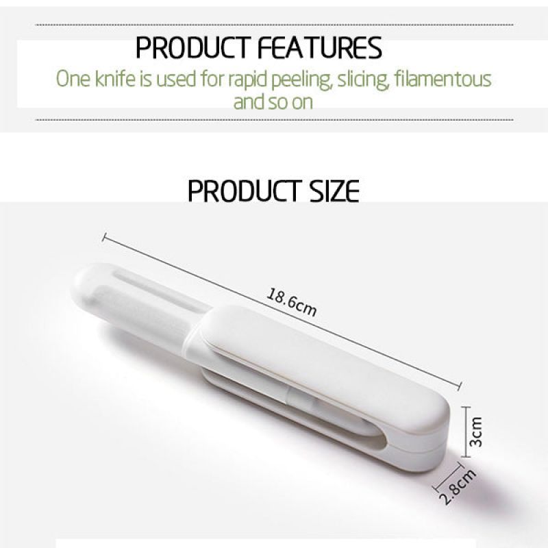 Pelador giratorio de acero inoxidable 360 3 en 1, cuchillo de pelar giratorio multifuncional y rallador, utensilios de cocina, cuchillo de pelar multifuncional, cuchillo de pelar de acero inoxidable para pelar y triturar