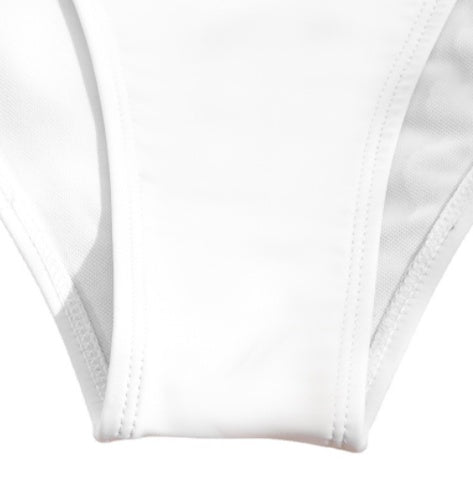 Bikini De Un Hombro Traje De Baño De Una Pieza Sólido Multicolor