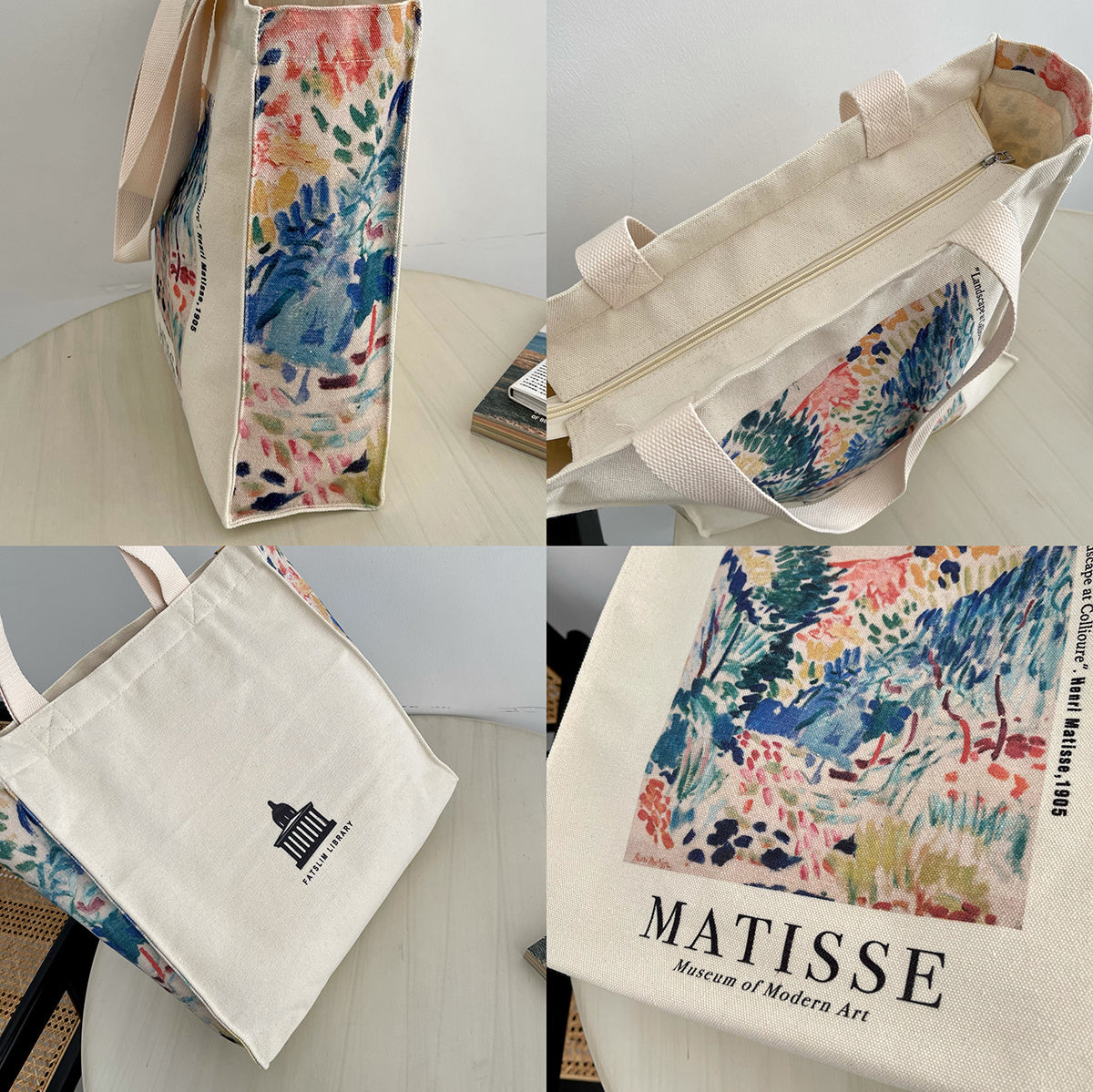 Mattis Oil Painting Canvas Bag Personality