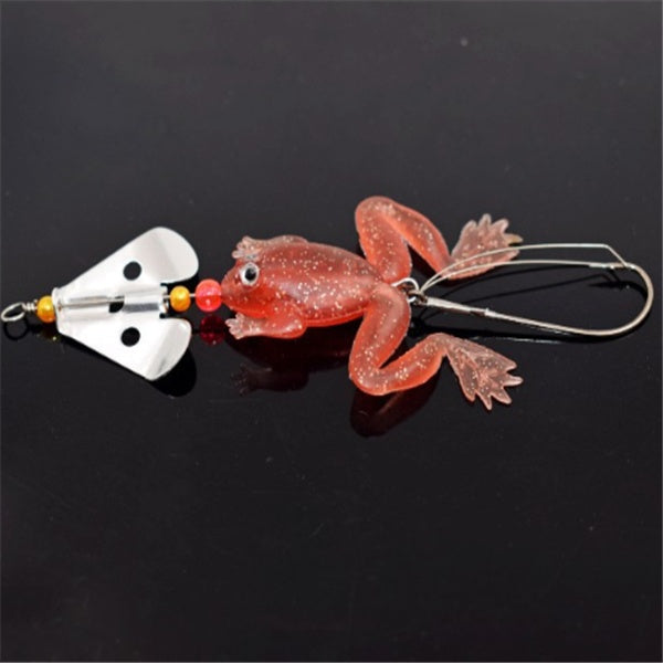 Paillettes tournantes et appât contre les grenouilles