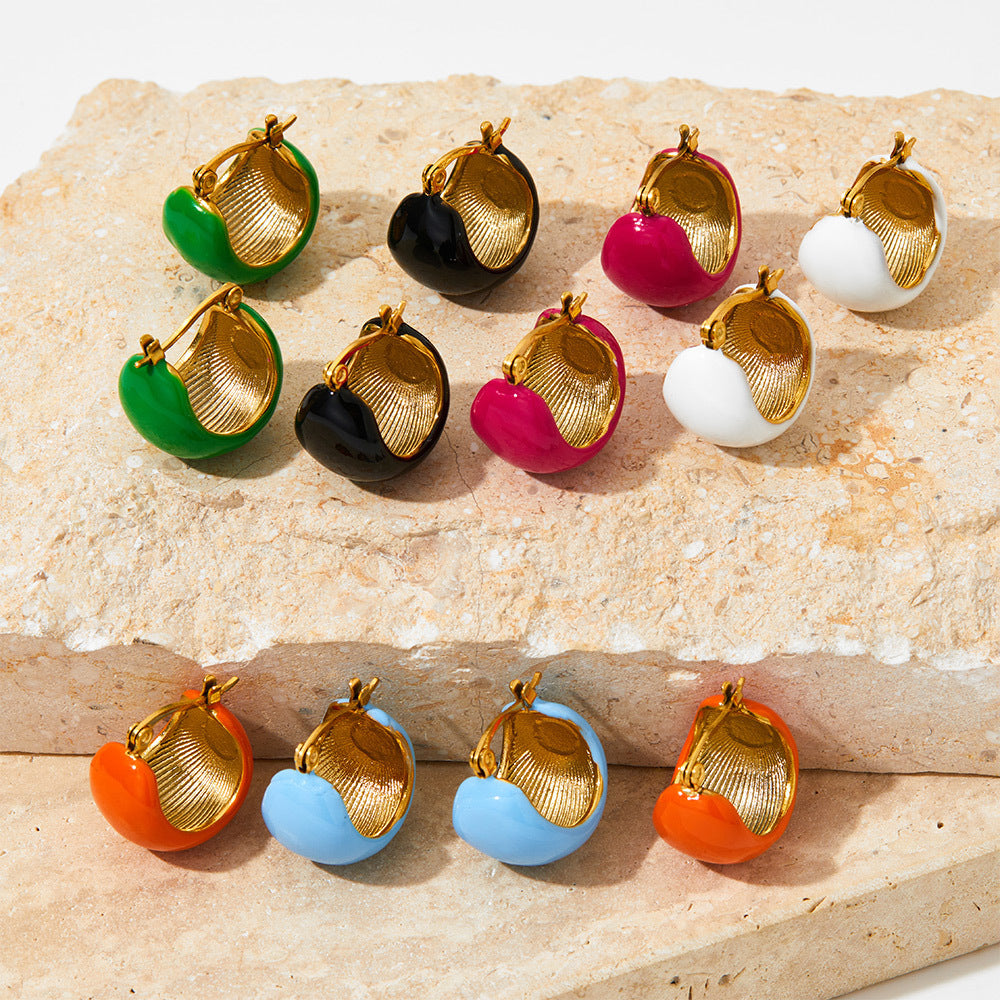 Retro Personalized French Style Design Earrings