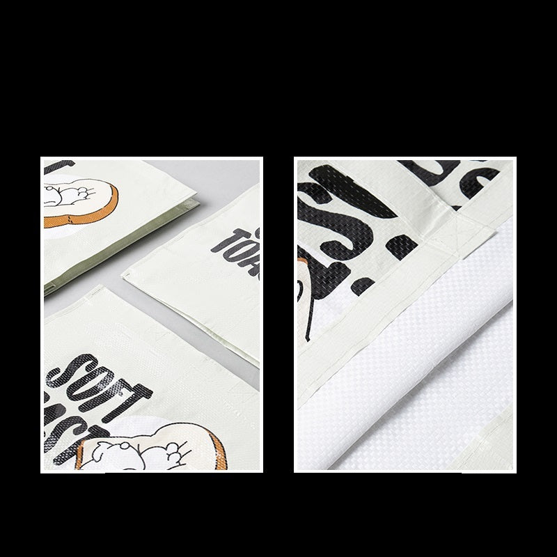 Soft Bread Waterproof Supermarket Shopping Woven Bag