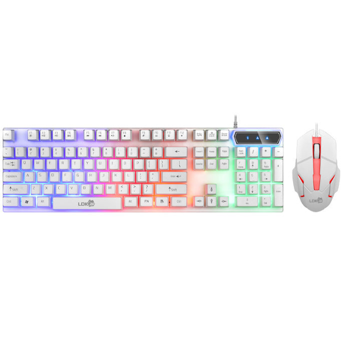 Kit de jeu lumineux clavier et souris USB