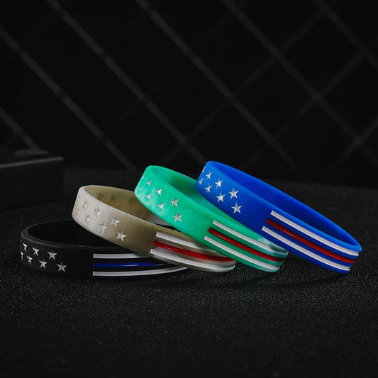 US Presidential Election Silicone Bracelet Fashion Sports Rubber Wrist Strap
